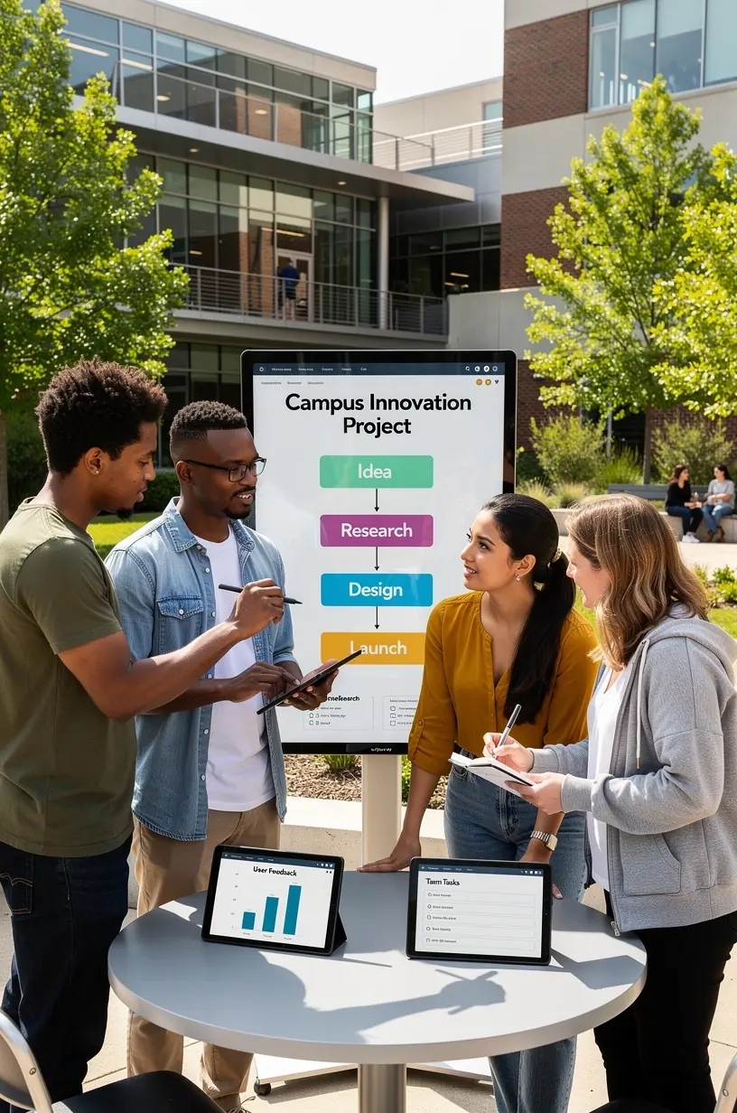 Professional team collaboration